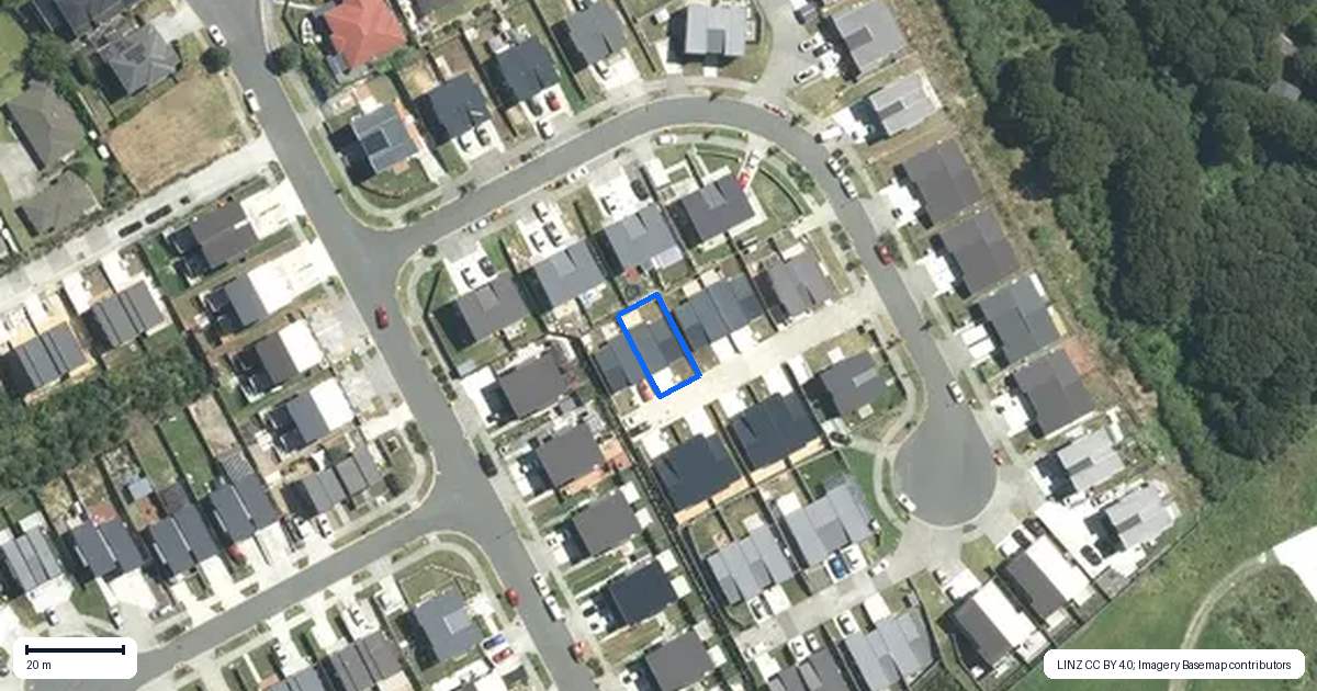 Property context map for 13A Poruru Close, Papakura