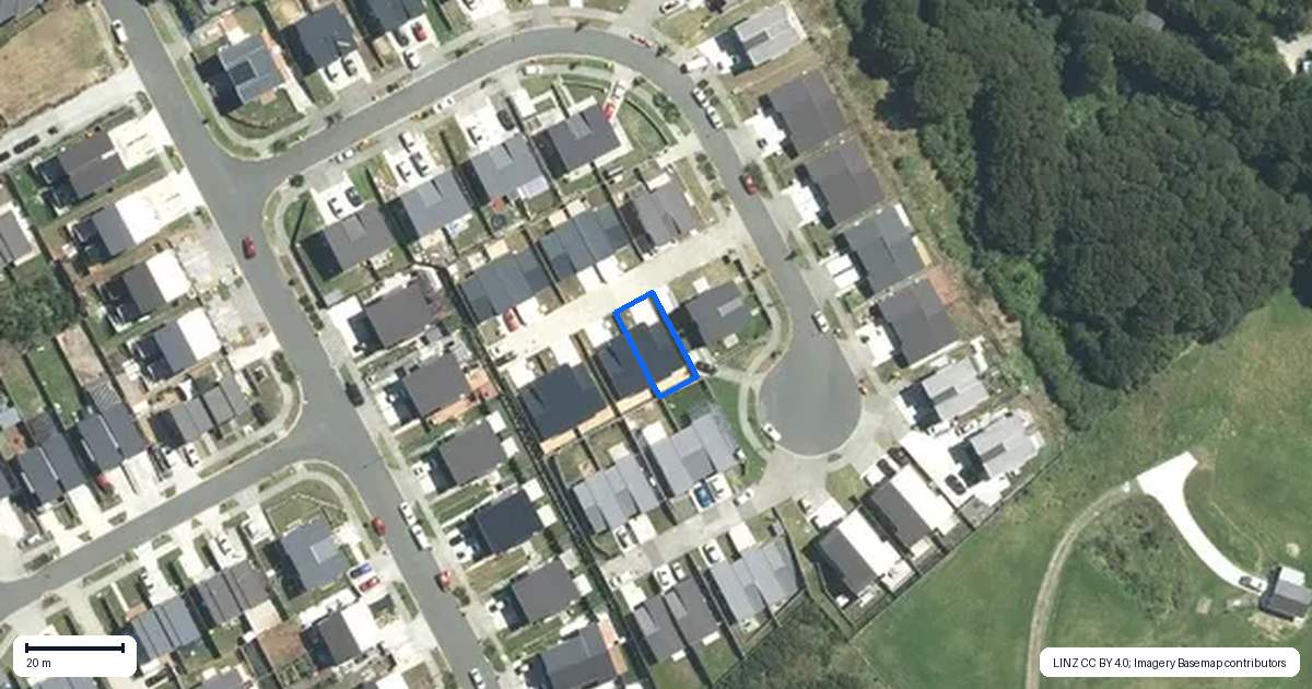 Property context map for 17A Poruru Close, Papakura