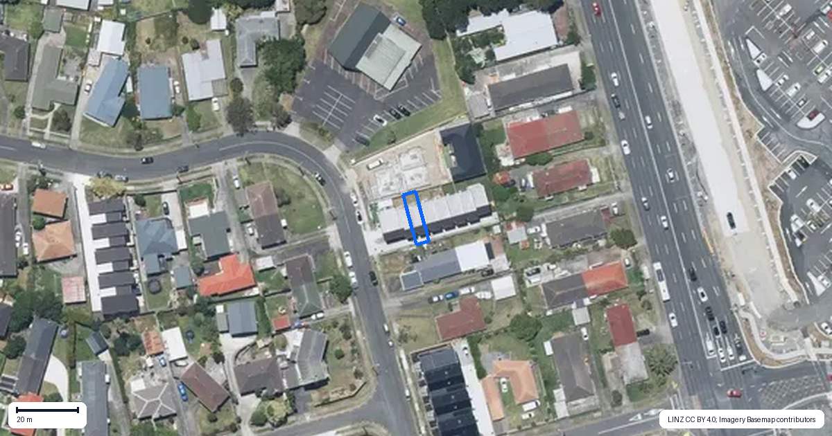Property context map for 3/45 Dale Crescent, Pakuranga, Auckland
