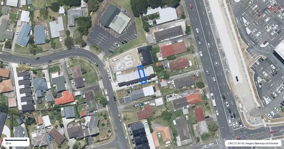 Property context map for 6/45 Dale Crescent, Pakuranga, Auckland