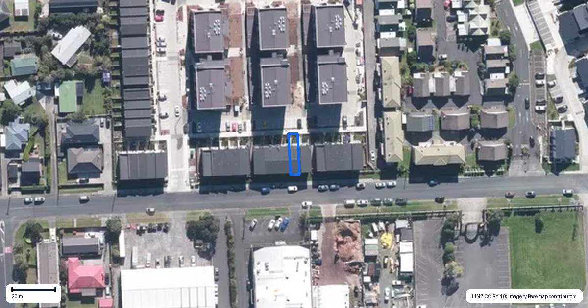 Property context map for 156B McLeod Road, Te Atatu South, Auckland