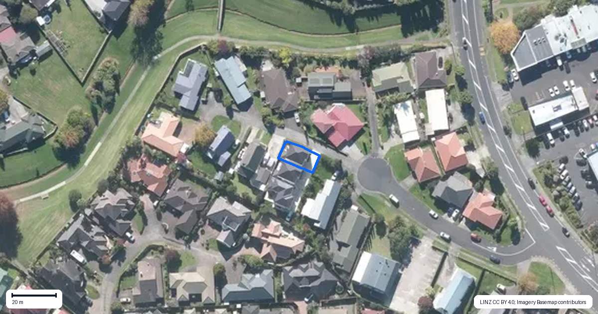 Property context map for 18A Dana Place, Somerville, Auckland