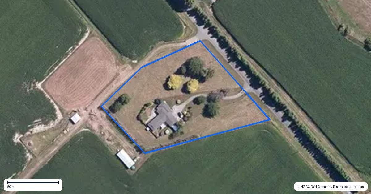 Property context map for 221 Setters Line, Bunnythorpe, Palmerston North