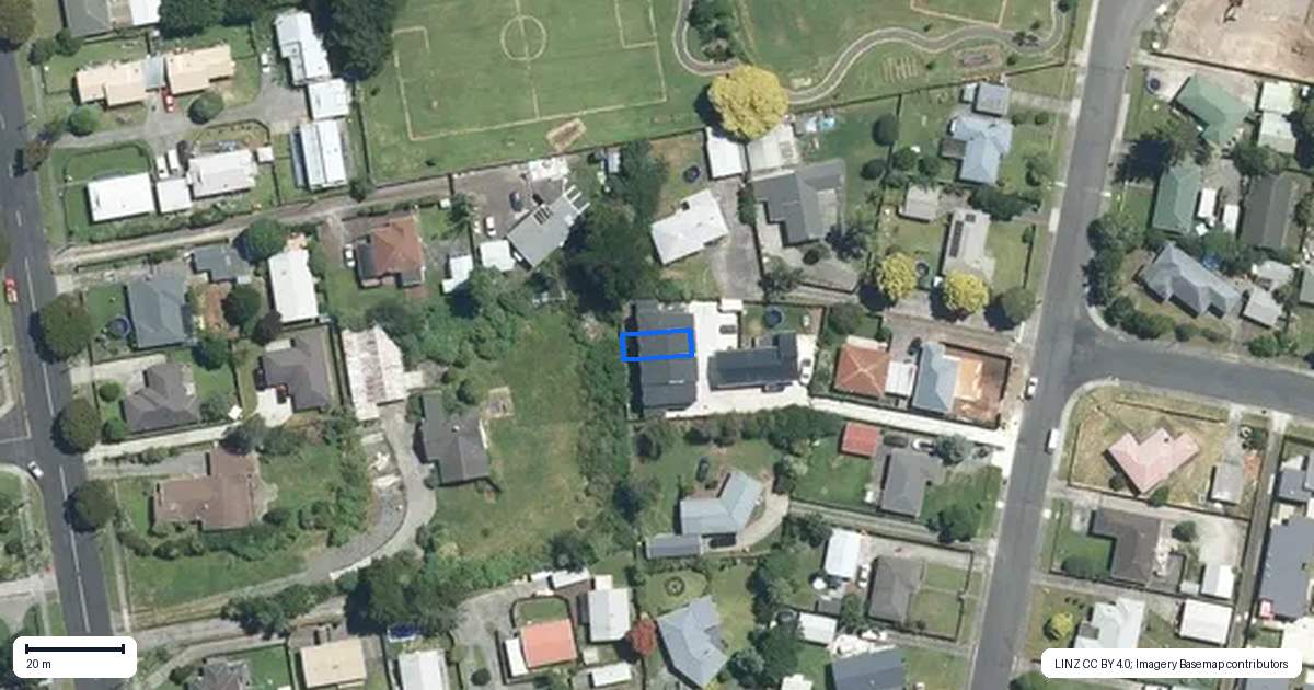 Property context map for 19C Harper Street, Papakura
