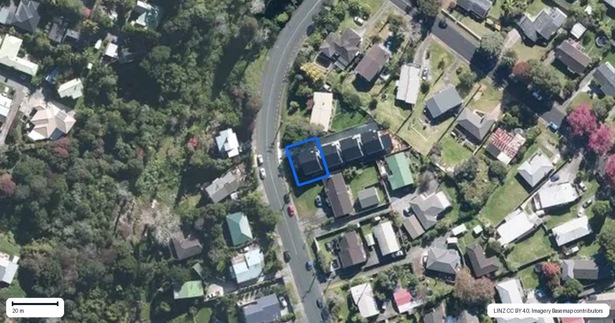 Property context map for 163A Verbena Road, Birkdale, Auckland