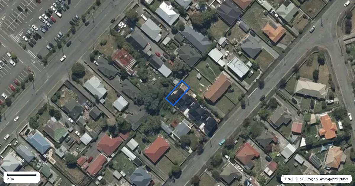 Property context map for 5/15 Jollie Street, Linwood, Christchurch