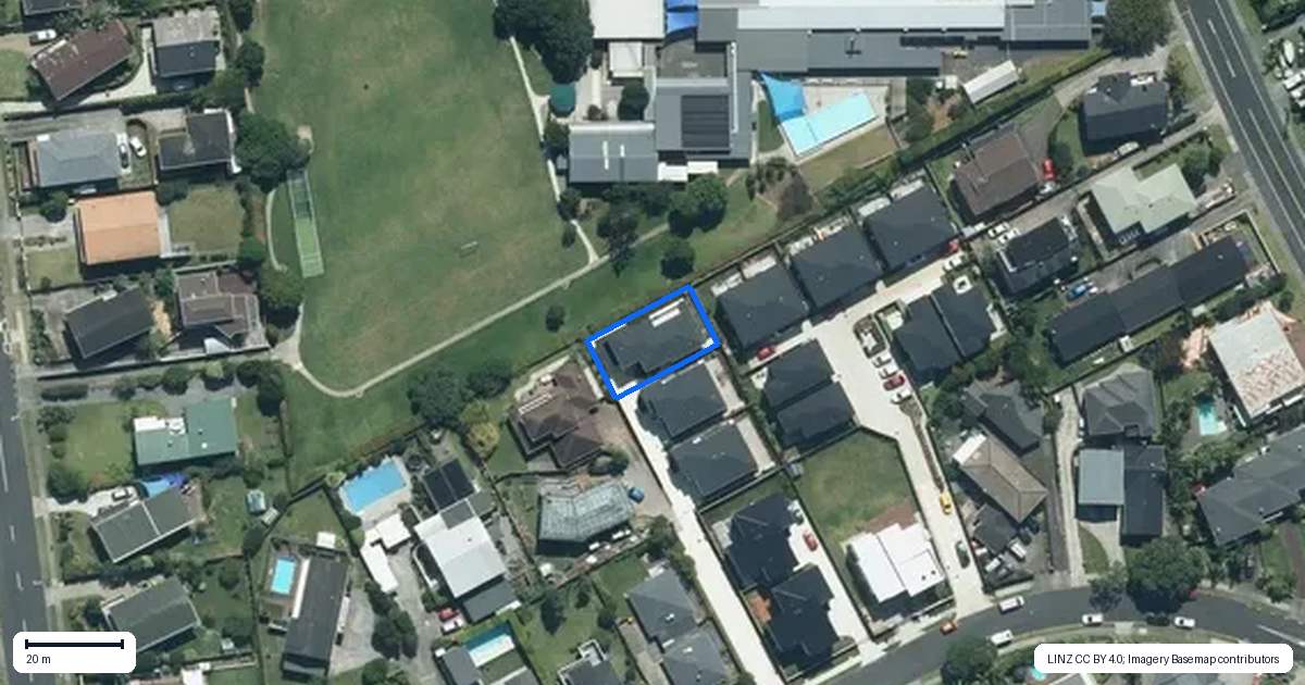 Property context map for 15C Gulf Crest, Bucklands Beach, Auckland