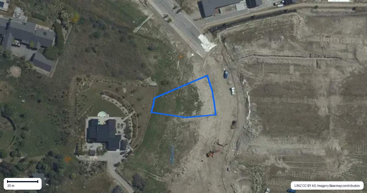 Property context map for 97 West Meadows Drive, Wanaka