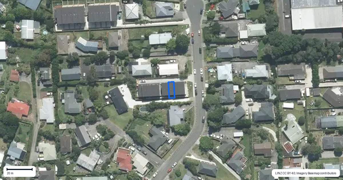 Property context map for 3/18 Ludlow Terrace, Totara Vale, Auckland