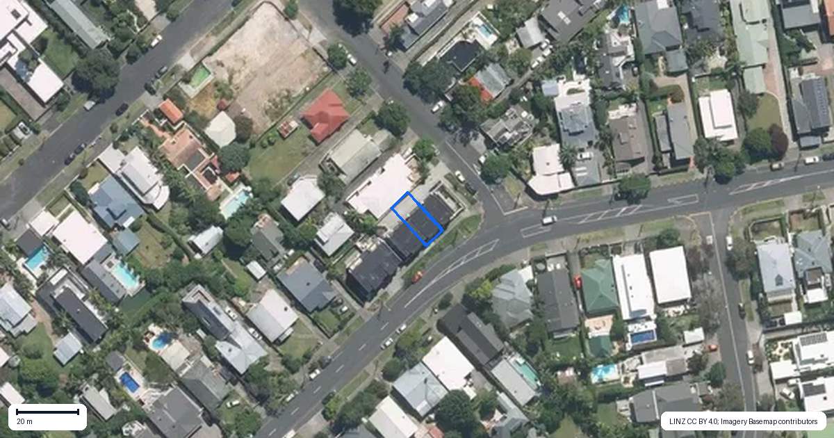 Property context map for 2B Kotare Avenue, Westmere, Auckland
