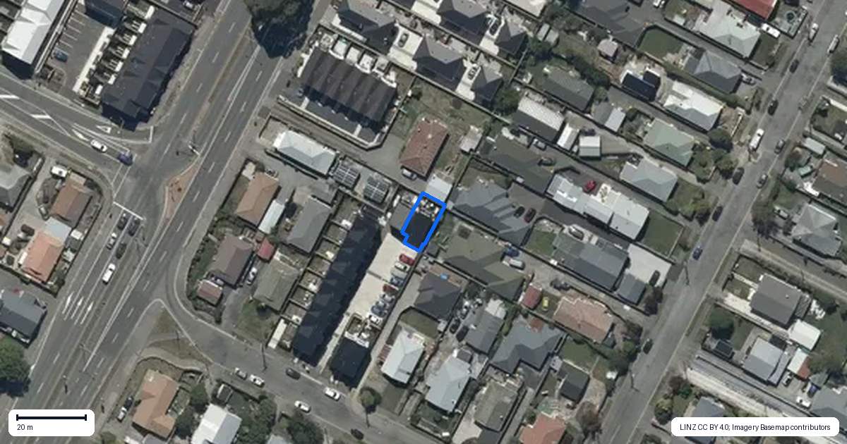 Property context map for 10/9 Marcroft Street, Woolston, Christchurch