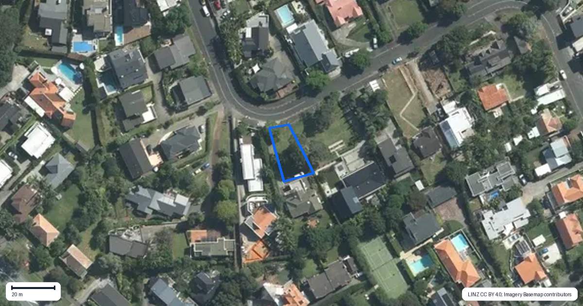 Property context map for 35A Tautari Street, Orakei, Auckland
