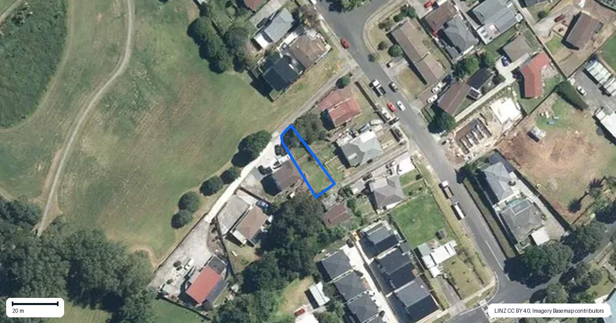 Property context map for 14A Beaufort Place, Papatoetoe, Auckland