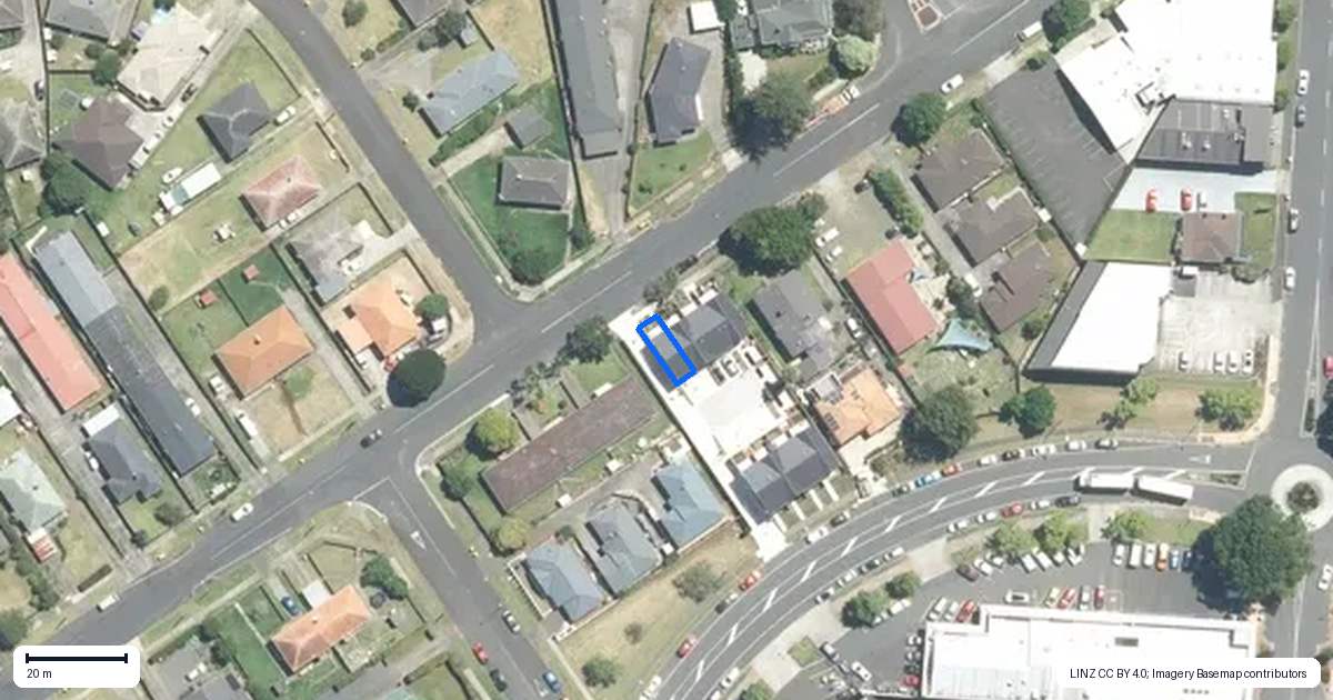 Property context map for 18D Victoria Street, Pukekohe