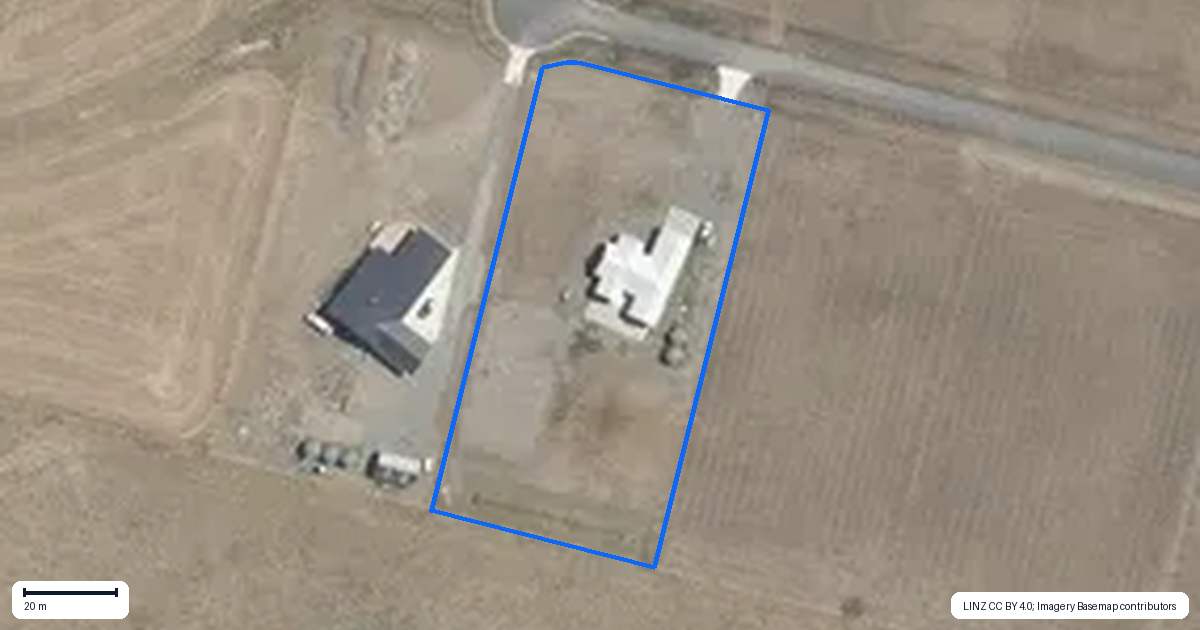 Property context map for 7 Jensen Drive, Waipukurau