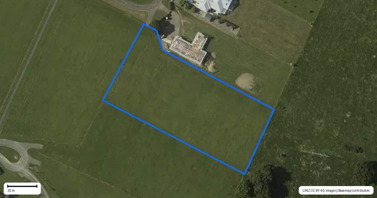 Property context map for 25 Pinot Crescent, Ohau