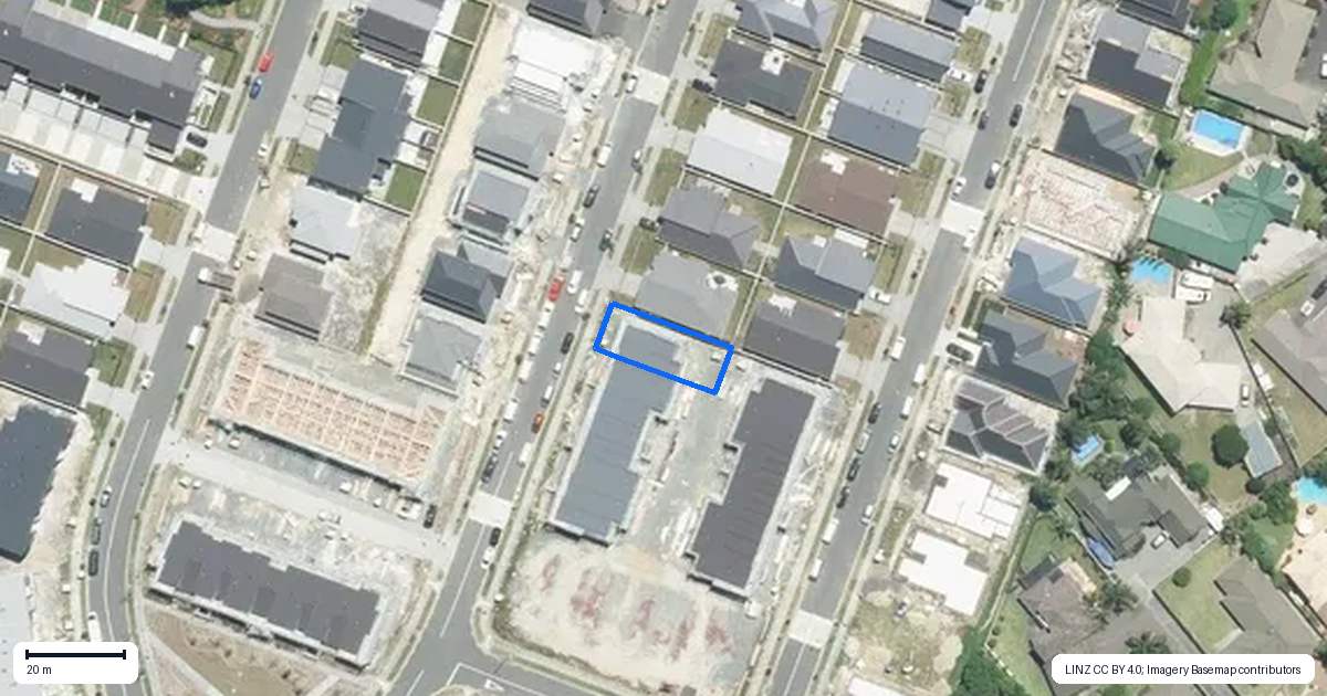 Property context map for 104 Pepene Avenue, Takanini, Auckland