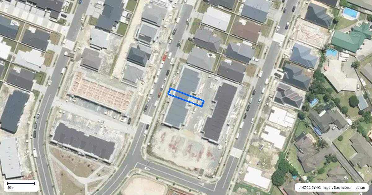 Property context map for 104C Pepene Avenue, Takanini, Auckland