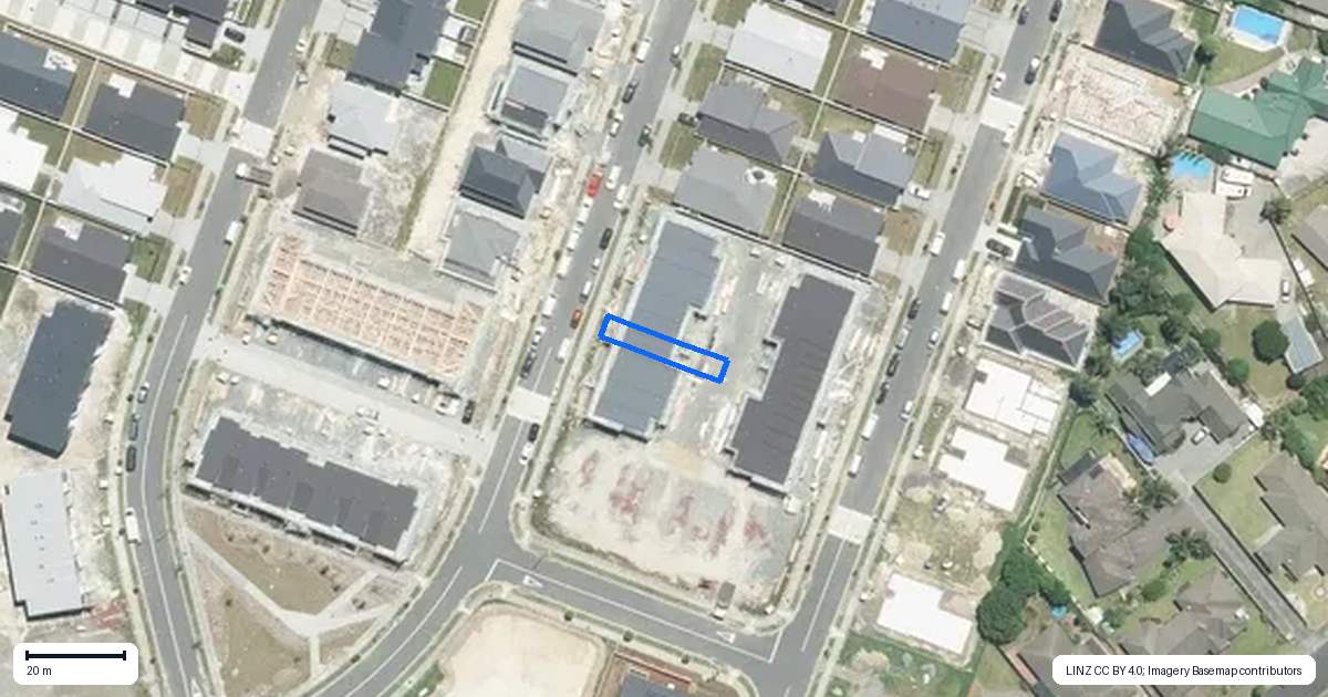 Property context map for 104D Pepene Avenue, Takanini, Auckland