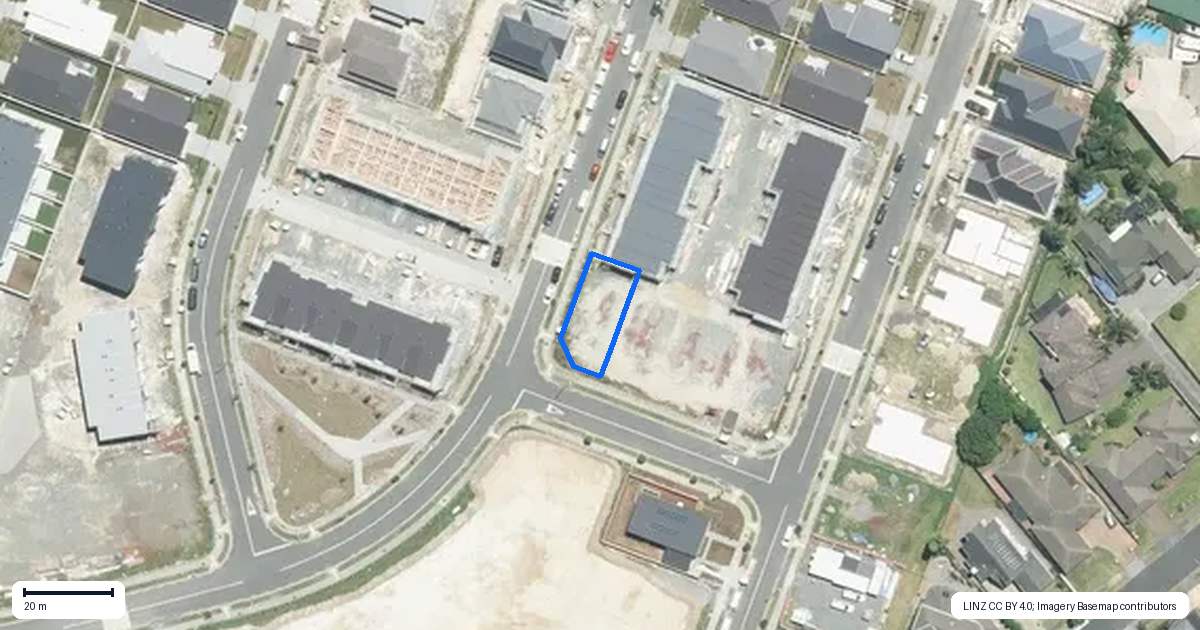 Property context map for 14 George Cole Lane, Takanini, Auckland