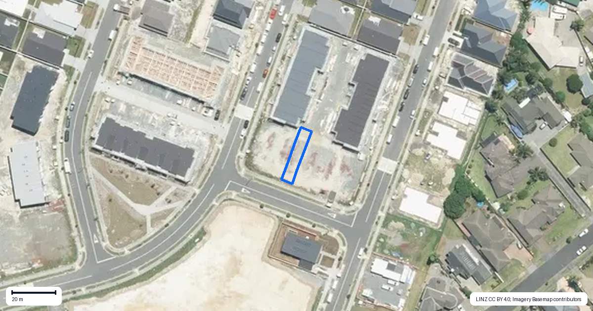 Property context map for 10 George Cole Lane, Takanini, Auckland