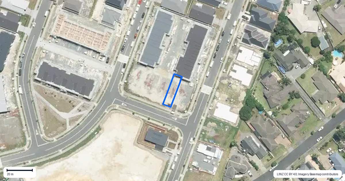 Property context map for 4 George Cole Lane, Takanini, Auckland