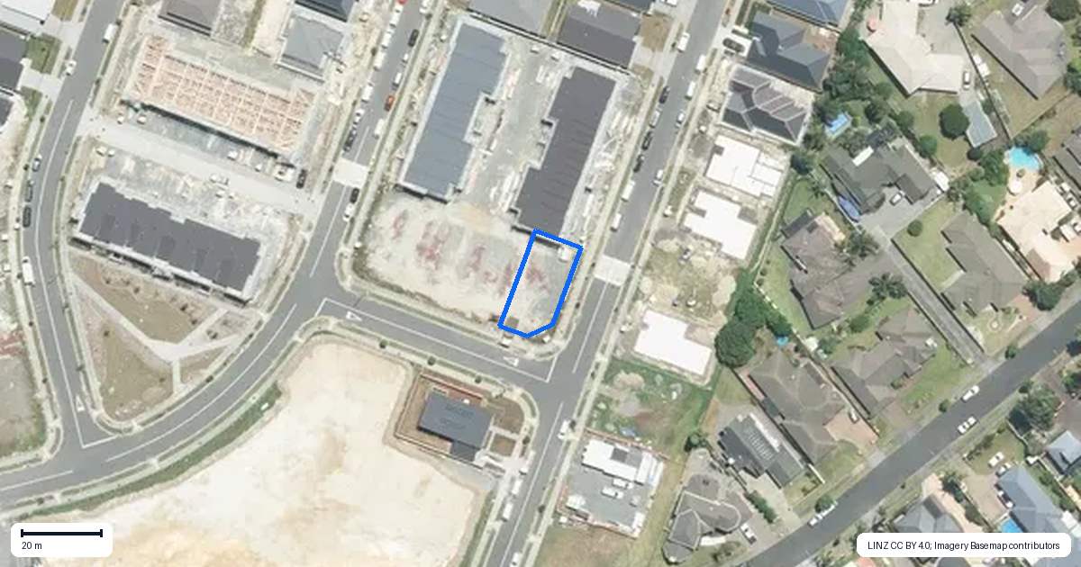 Property context map for 2 George Cole Lane, Takanini, Auckland