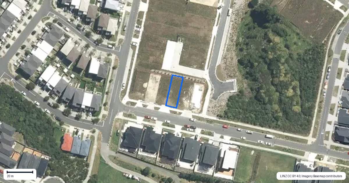 Property context map for 8 Elevation Street, Flat Bush, Auckland