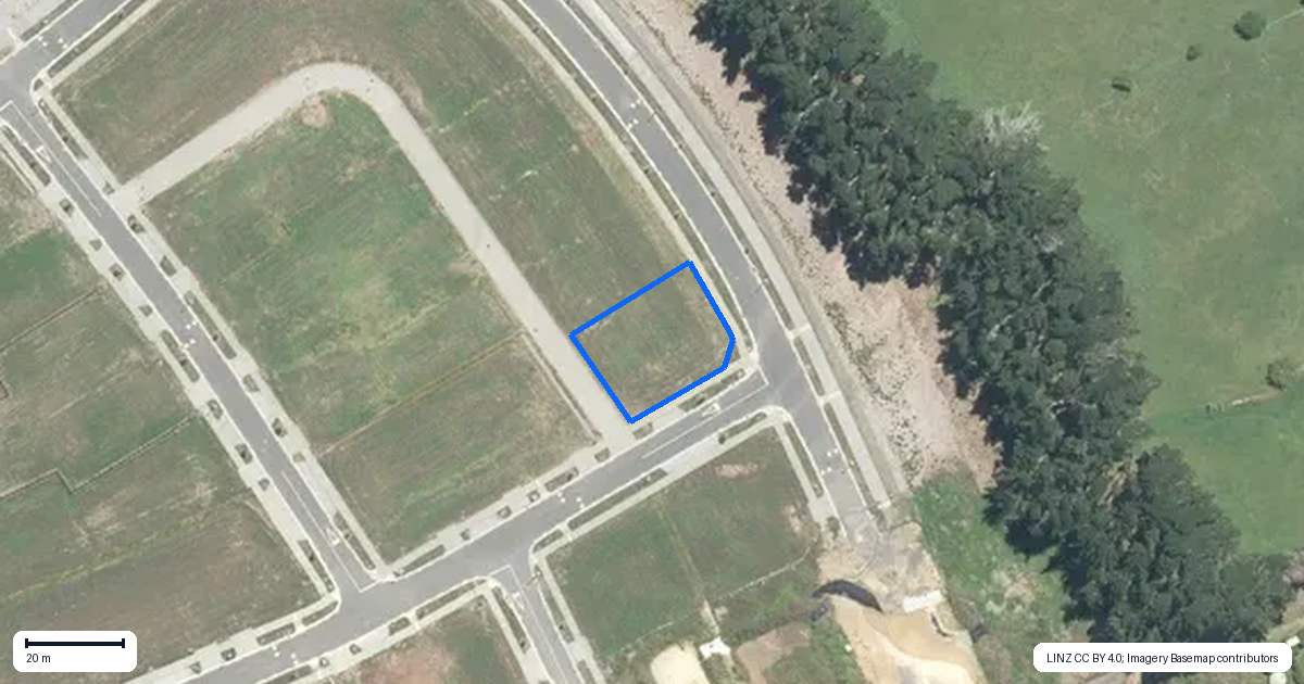 Property context map for 21 Maurice Harding Avenue, Paerata, Pukekohe