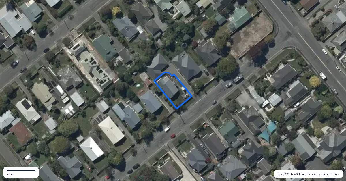 Property context map for 15 Cardiff Avenue, Somerfield, Christchurch