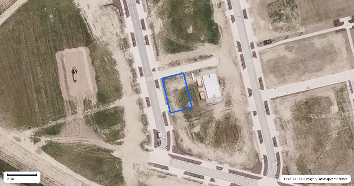 Property context map for 6 Booth Drive, Cromwell