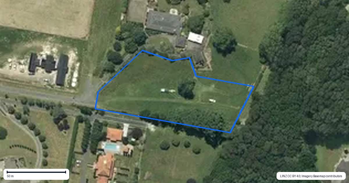 Property context map for 126D Woodcock Road, Tamahere, Hamilton