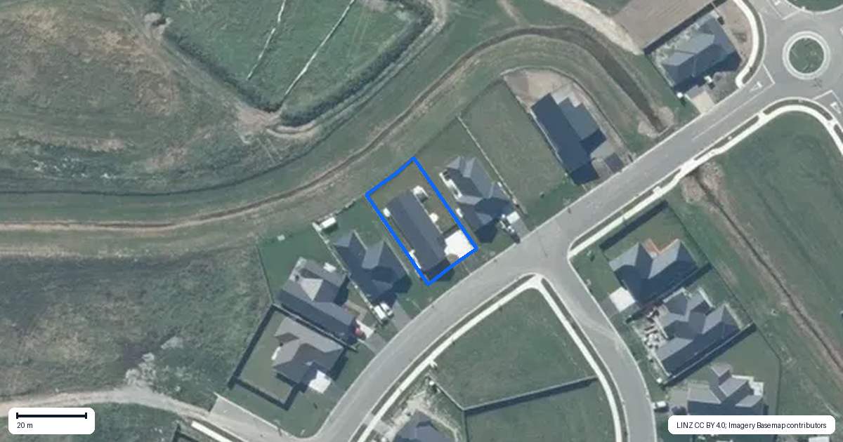 Property context map for 38 Da Vinci Avenue, Leeston