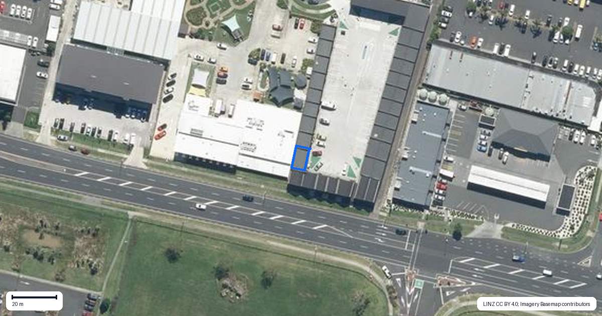 Property context map for 54 Progressive Way, East Tamaki, Auckland