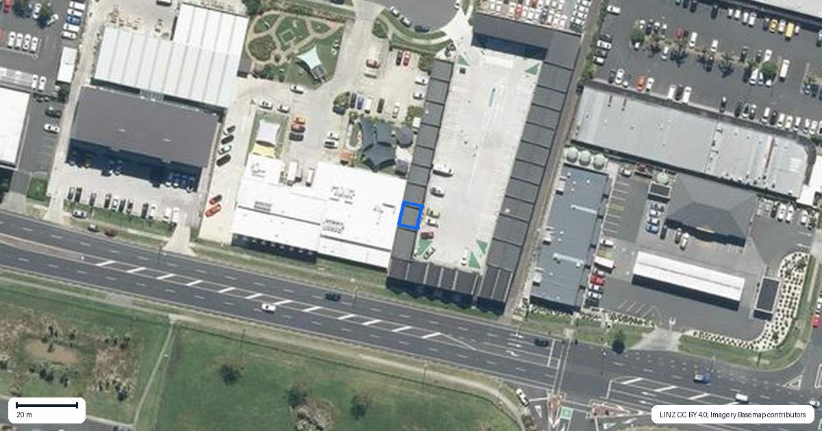 Property context map for 56 Progressive Way, East Tamaki, Auckland