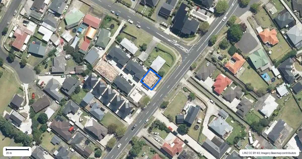 Property context map for 151A Portage Road, Papatoetoe, Auckland