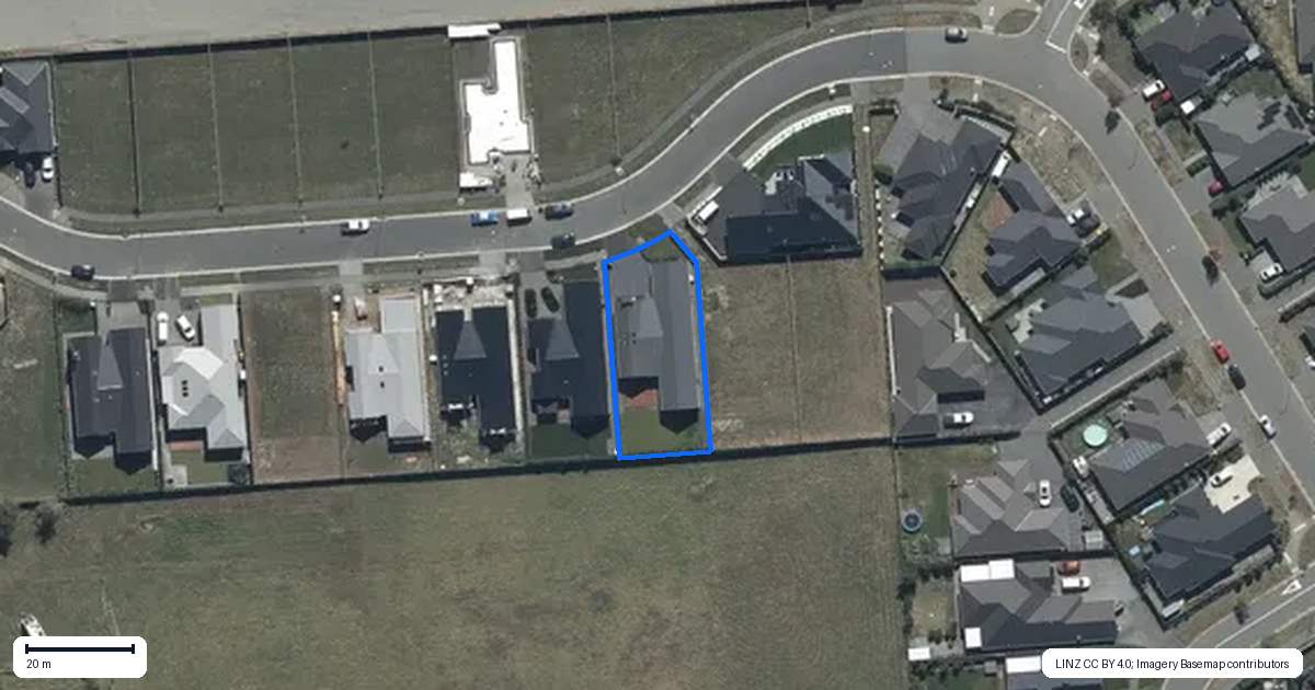 Property context map for 50 Georgina Street, Marshland, Christchurch