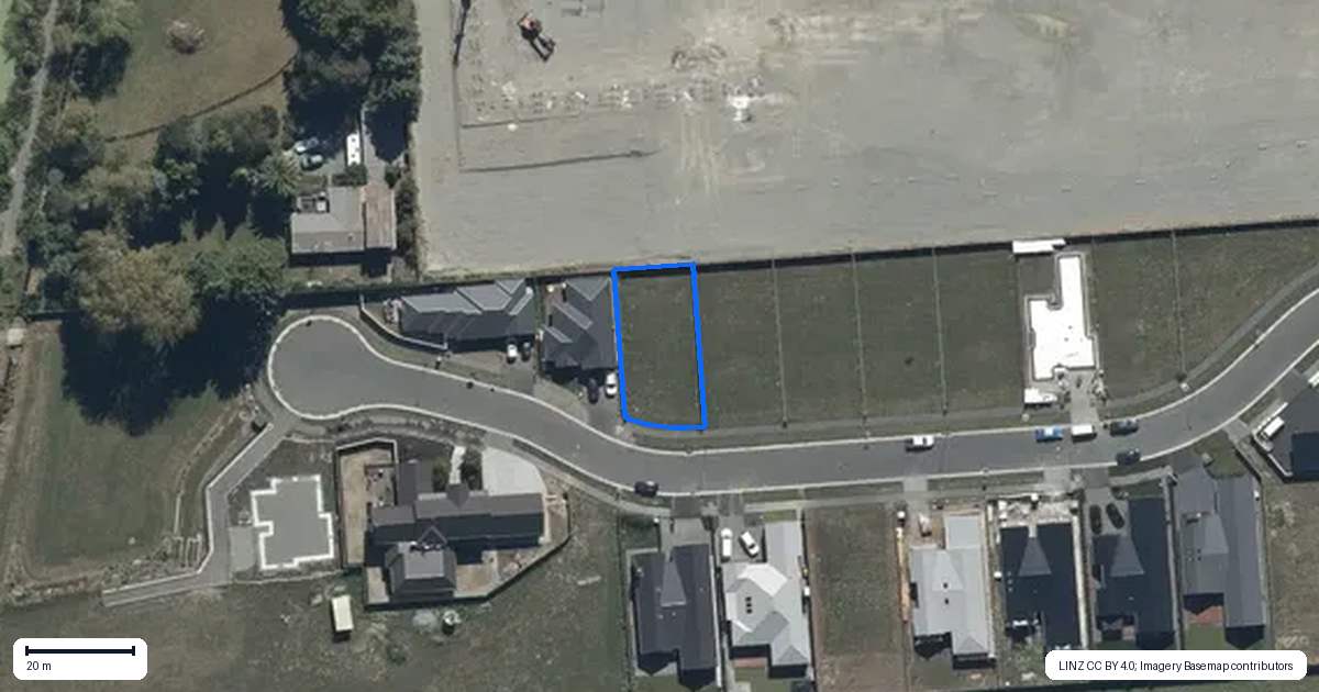 Property context map for 33 Georgina Street, Marshland, Christchurch