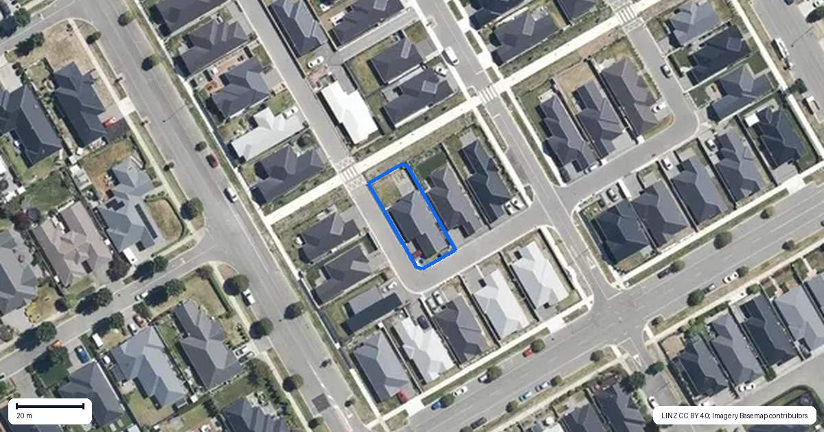 Property context map for 41 Edlin Lane, Pegasus