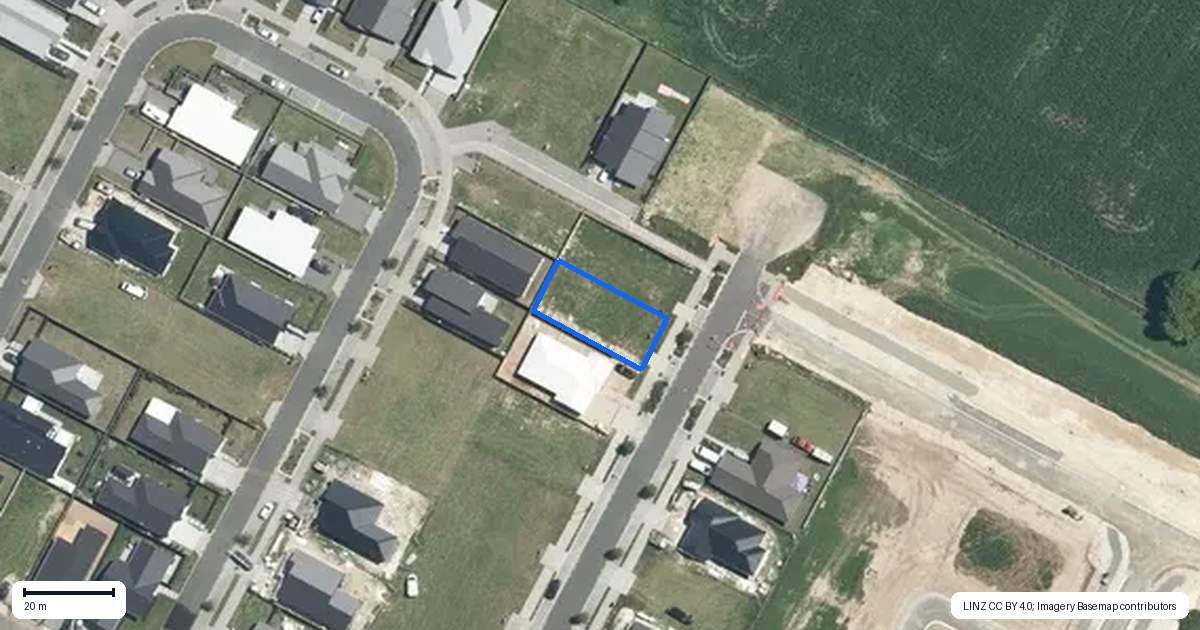 Property context map for 19 Tuwaewae Drive, Matamata