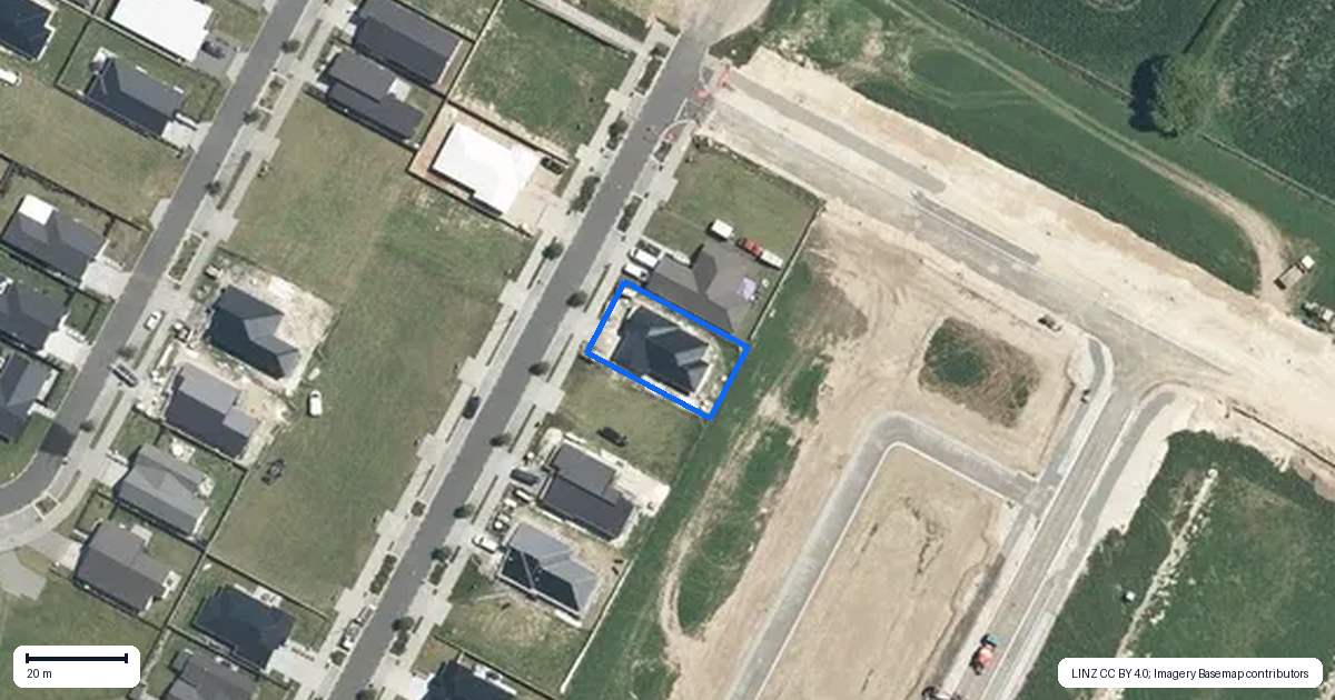 Property context map for 16 Tuwaewae Drive, Matamata