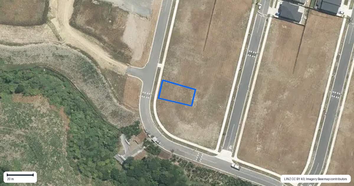 Property context map for 134 McQuoids Road, Flat Bush, Auckland