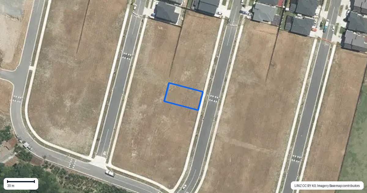 Property context map for 23 Hauhake Road, Flat Bush, Auckland