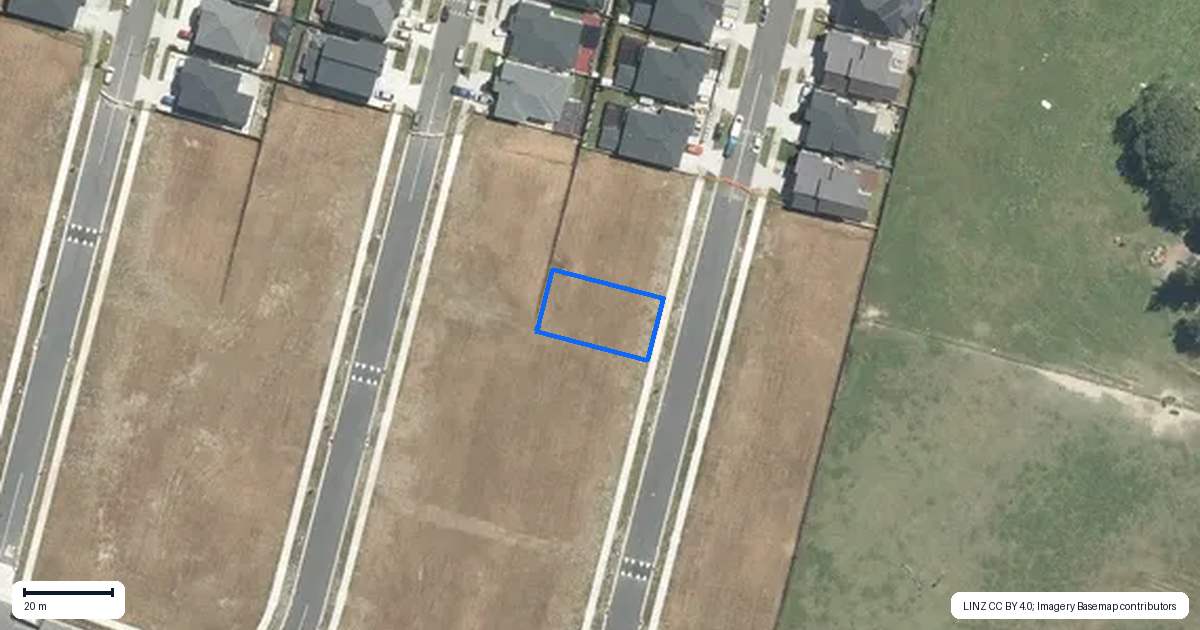 Property context map for 23 Barley Road, Flat Bush, Auckland