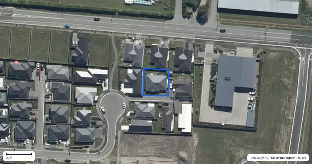 Property context map for 26 Millhaven Place, Casebrook, Christchurch