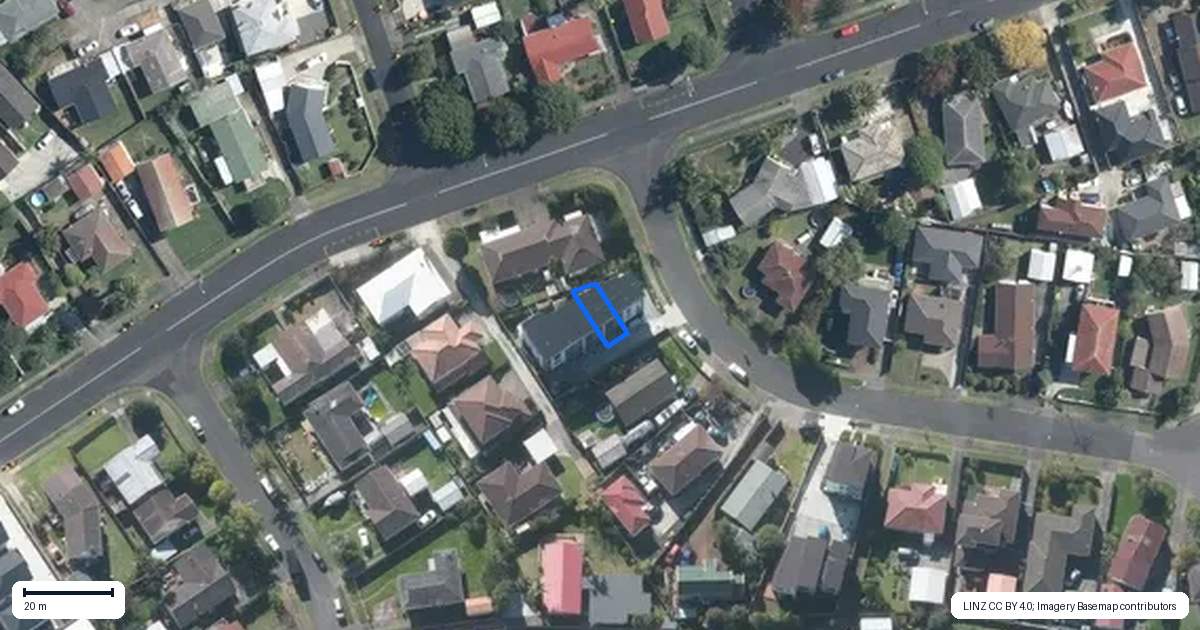 Property context map for 3B Mandarin Place, Half Moon Bay, Auckland