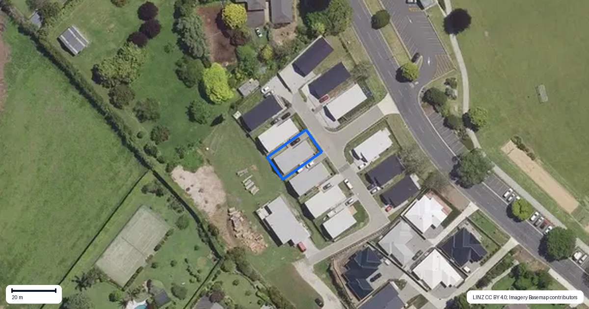 Property context map for 12 Hauhake Lane, Omokoroa