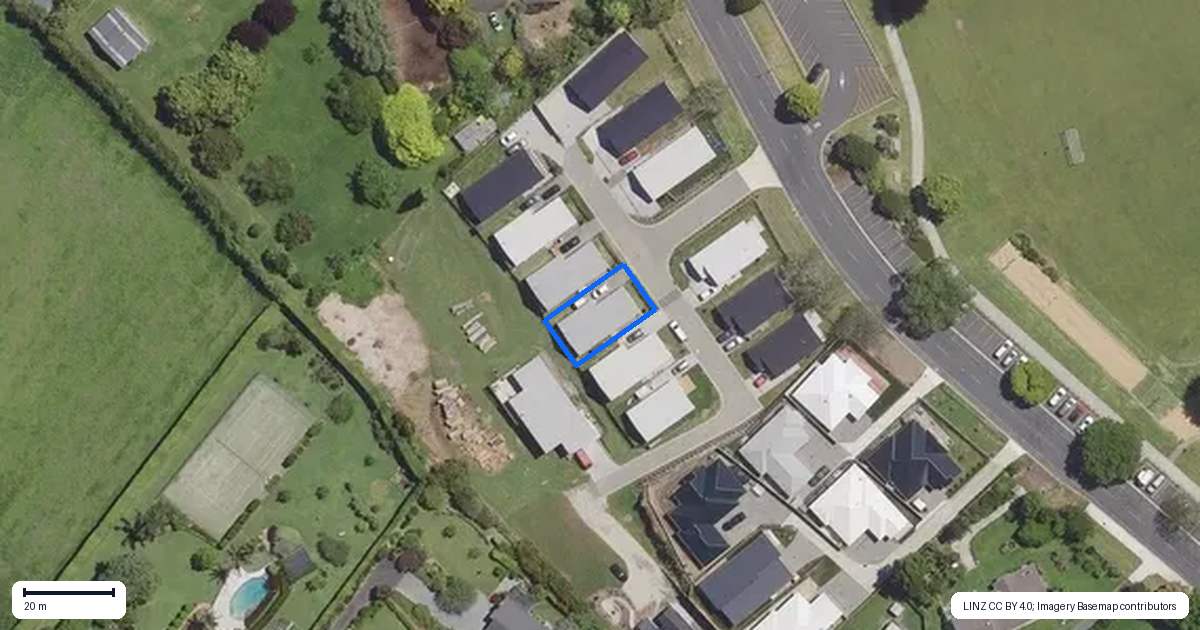 Property context map for 14 Hauhake Lane, Omokoroa