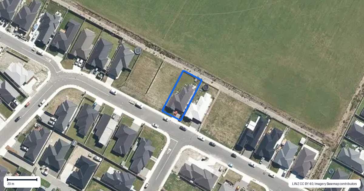 Property context map for 26 Ellmers Street, Woodend