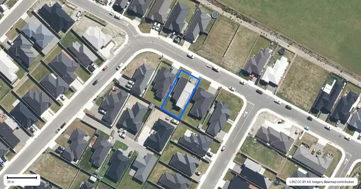 Property context map for 21 Ellmers Street, Woodend